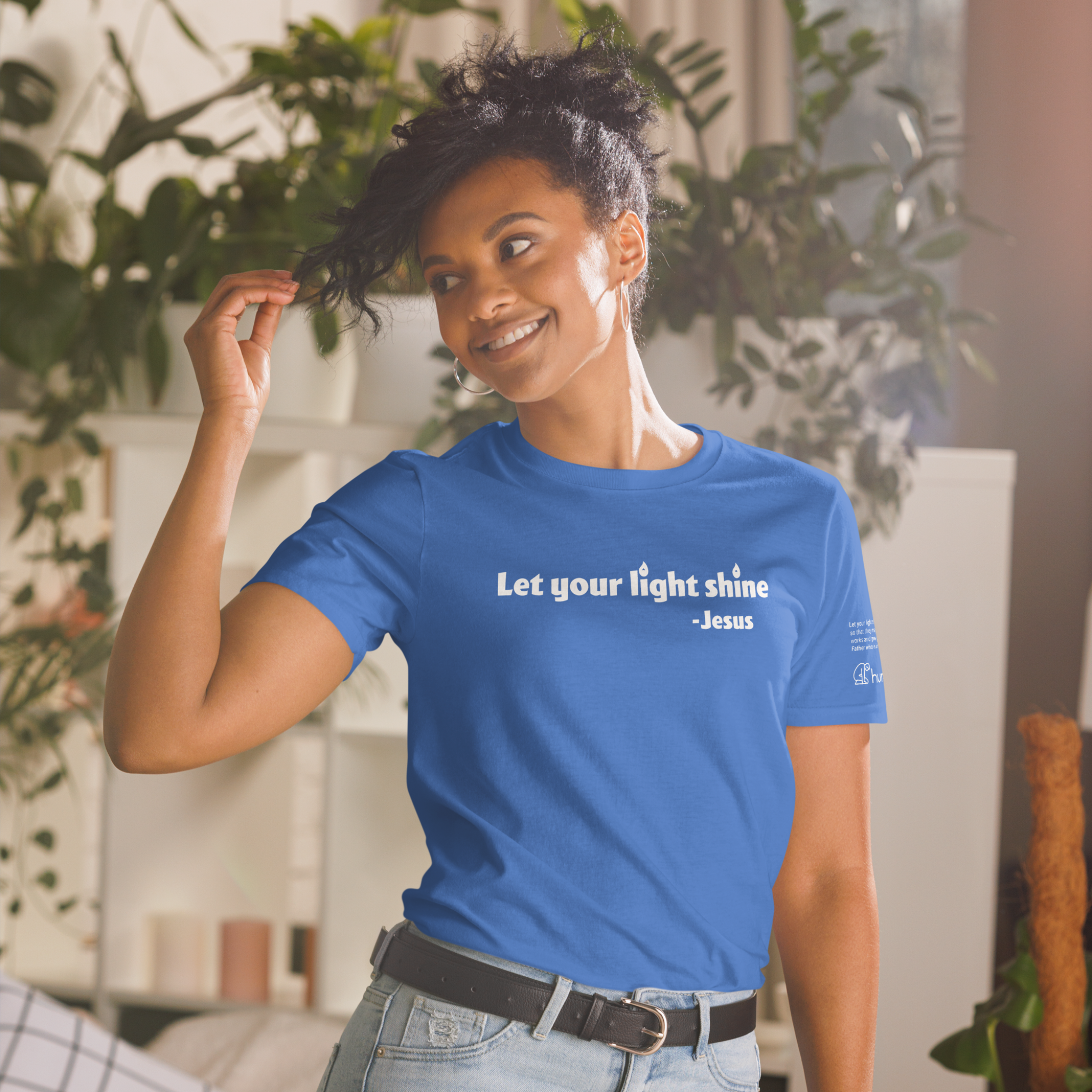 Let Your Light Shine T-shirt (Matthew 5:16)